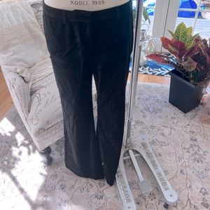 Limited black velvet bootcut jeans